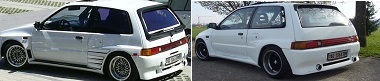 Daihatsu Charade GTti Turbo Flash I und II
(Version I=199x und II=200X)